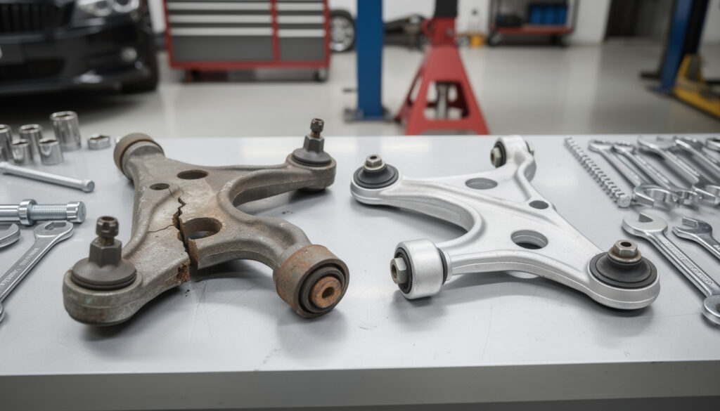 découvrez comment remplacer facilement un bras de suspension cassé grâce à notre guide étape par étape, pour assurer la sécurité et la performance de votre véhicule.