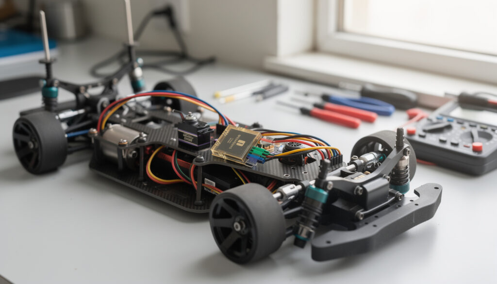 découvrez comment installer et régler facilement un gyroscope sur votre voiture rc drift pour améliorer sa stabilité et ses performances de conduite.