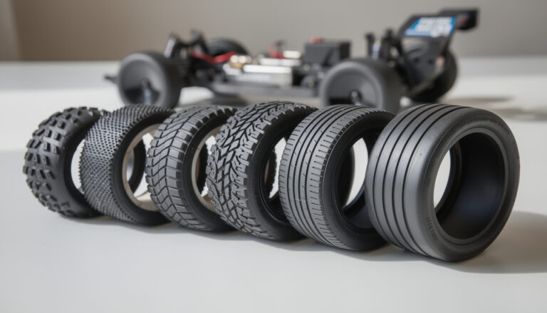 découvrez comment choisir les meilleurs pneus rc pour optimiser les performances de votre voiture télécommandée, en fonction du terrain, du type de conduite et de vos besoins.