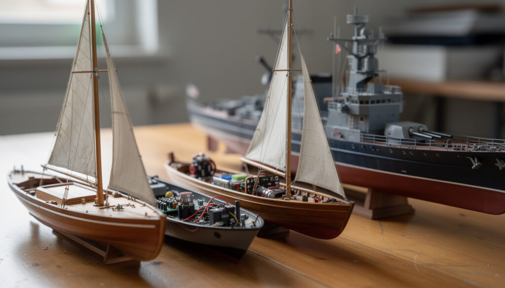 découvrez notre sélection de modélisme bateau : voiliers, bateaux radiocommandés et maquettes navales à construire pour tous les passionnés de construction et de navigation miniature.