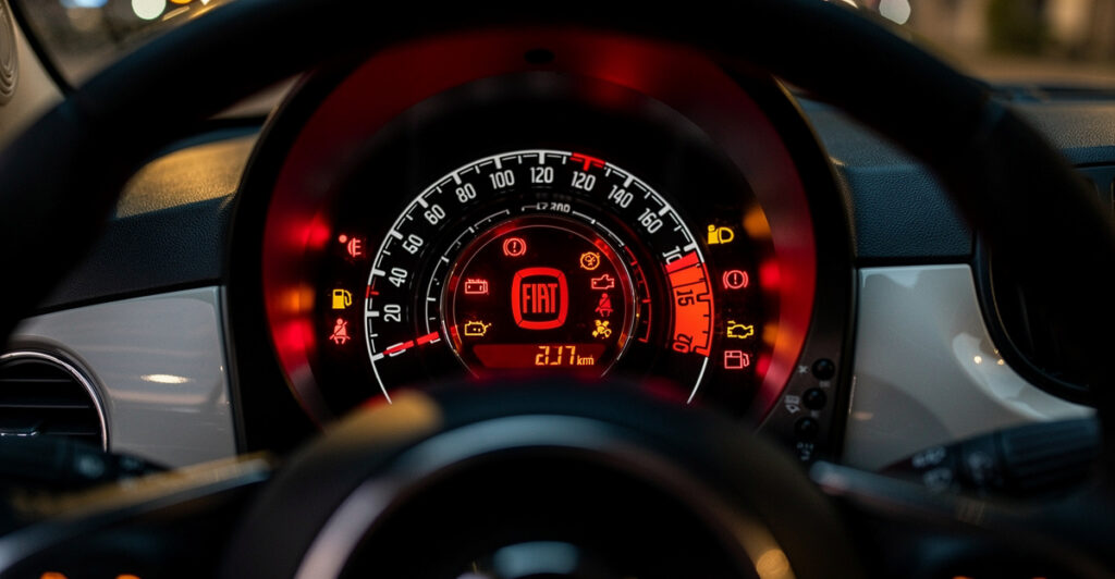 signification voyants fiat 500