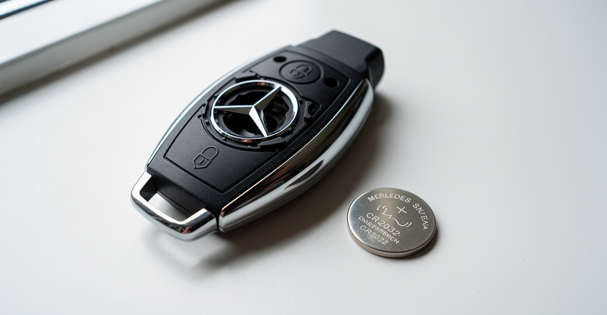 changer pile clé mercedes