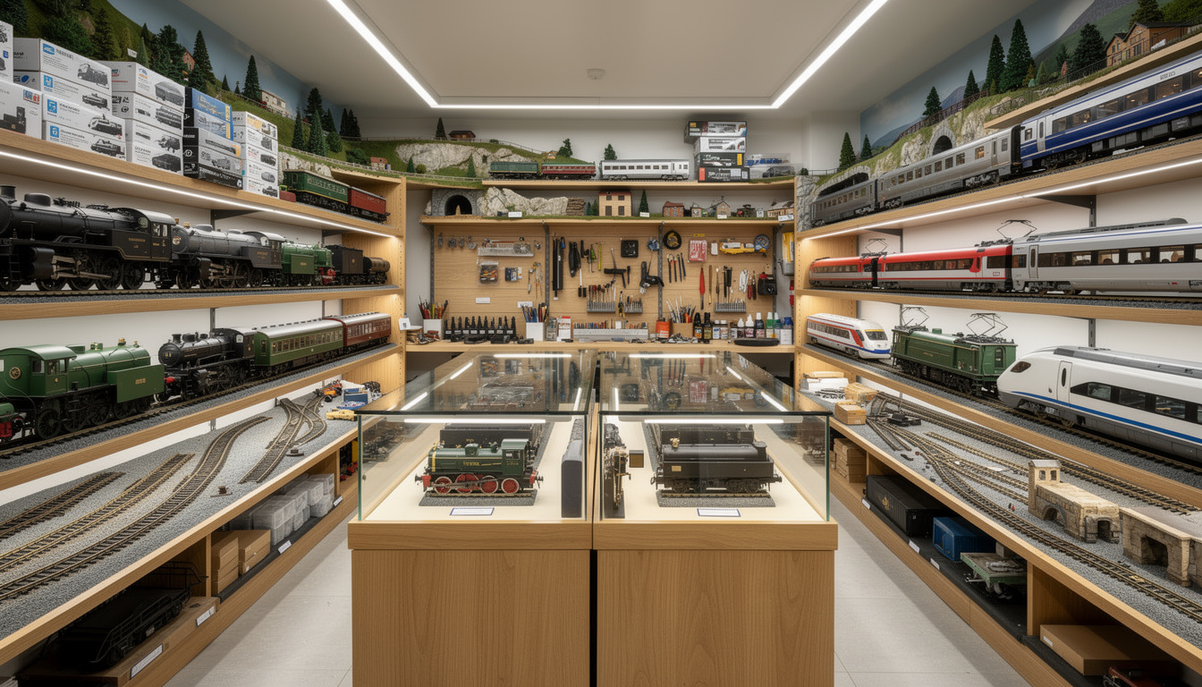 découvrez les meilleures boutiques de modélisme ferroviaire, spécialisées dans les trains miniatures. trouvez des modèles, accessoires et conseils pour passionnés et collectionneurs.