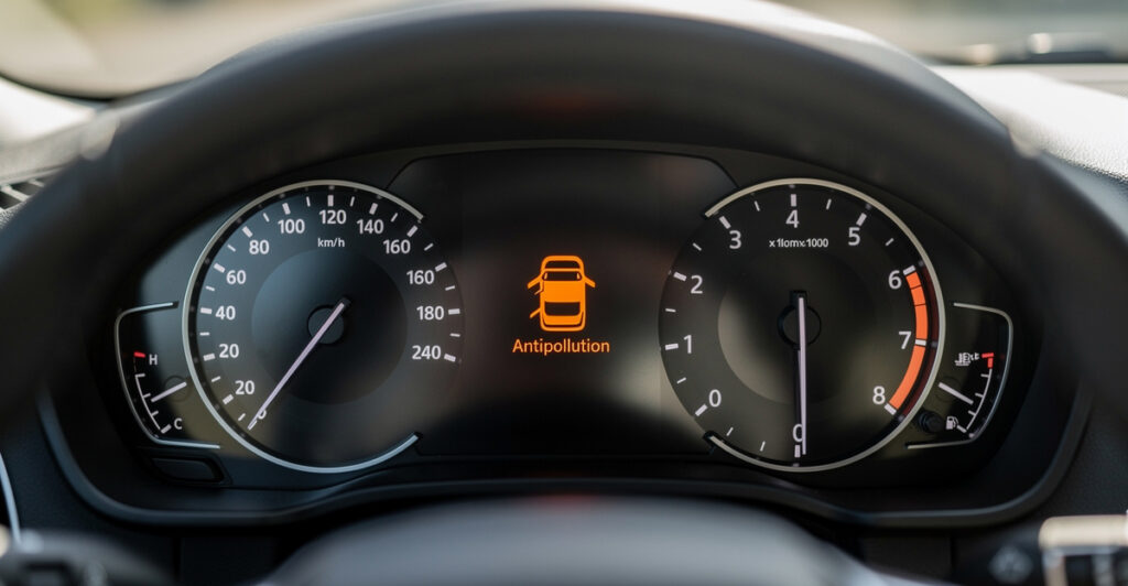 message système antipollution défaillant