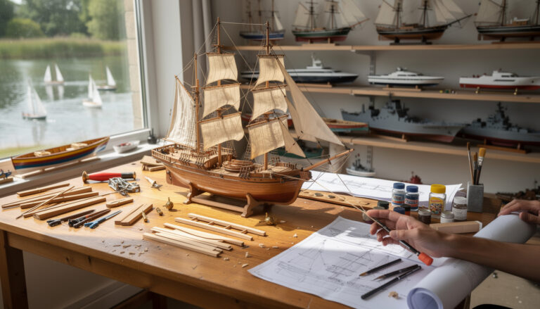 découvrez l'art du modélisme naval : construisez et naviguez avec des maquettes de bateaux détaillées, parfaites pour les passionnés de navigation et de modélisme.