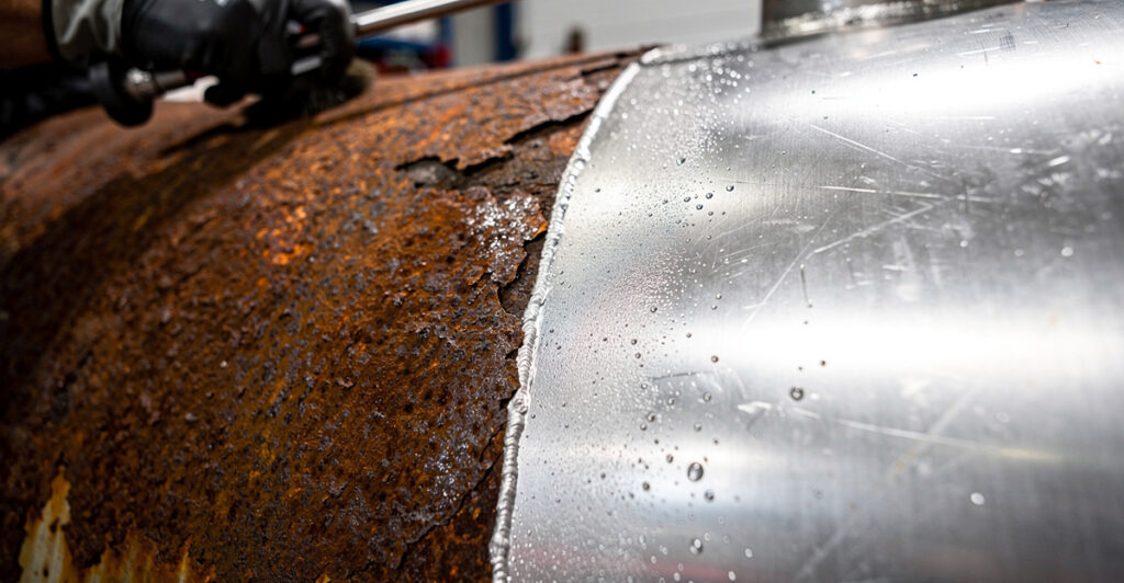 nettoyage réservoir essence rouillé