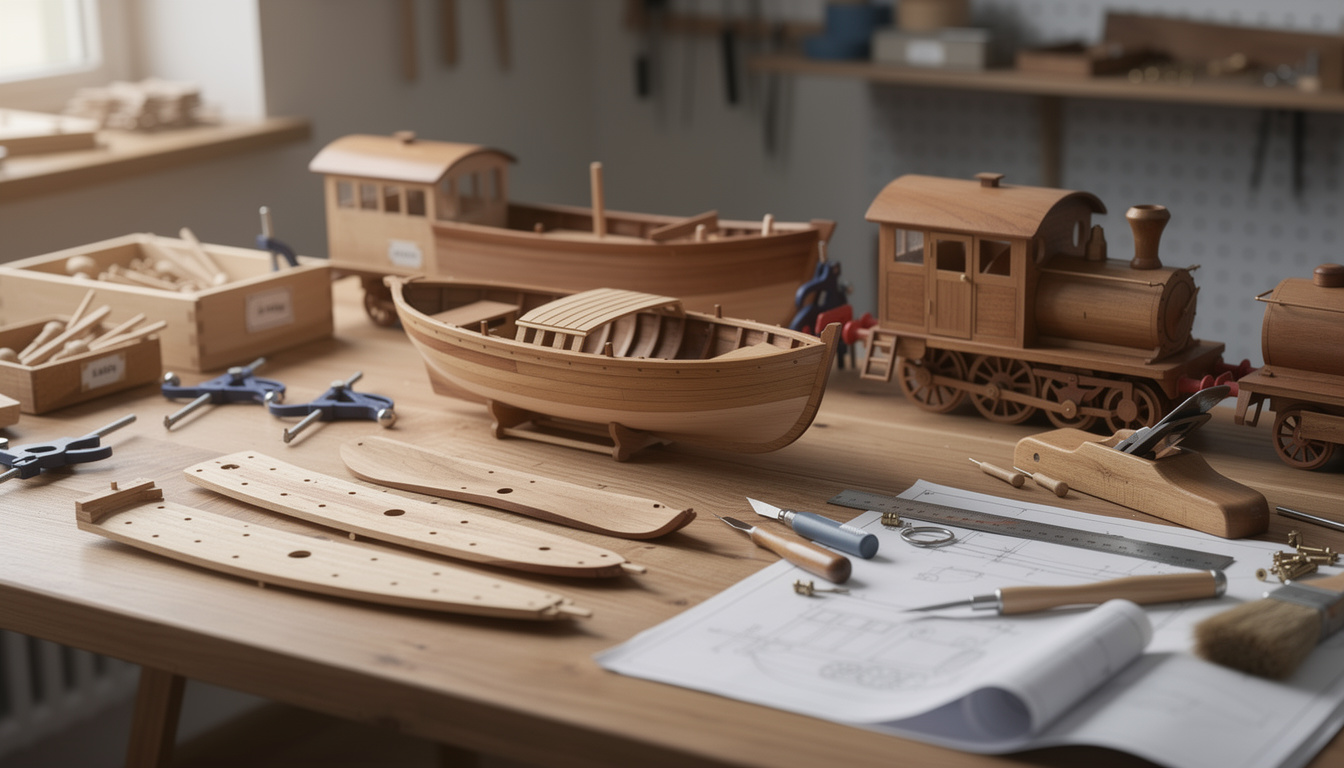 découvrez les maquettes occre en bois à construire soi-même : bateaux et trains détaillés pour les amateurs de modélisme et de loisirs créatifs.