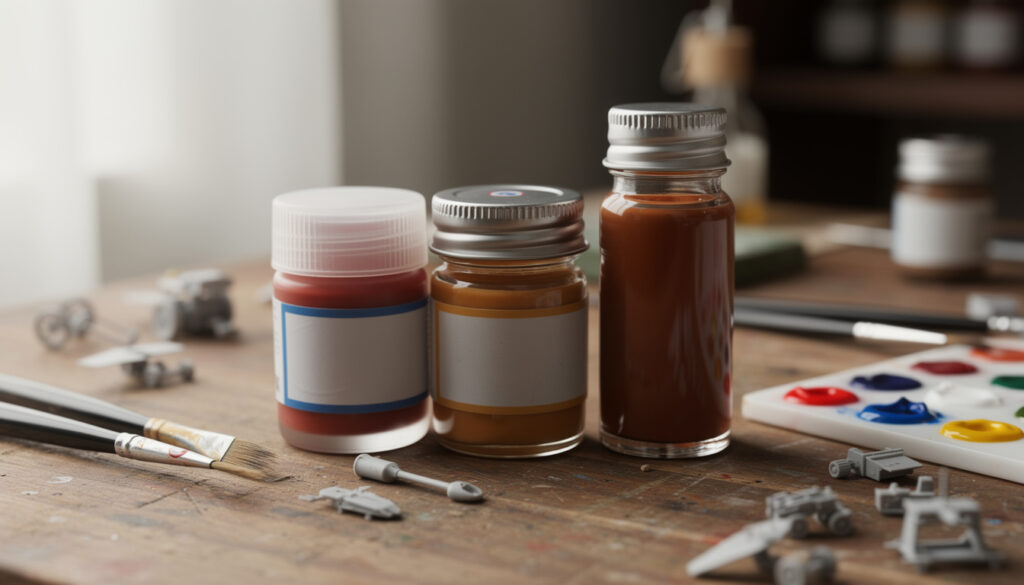 découvrez comment choisir entre peinture acrylique, émail ou laque pour le modélisme et obtenez des conseils pour un rendu parfait sur vos maquettes.
