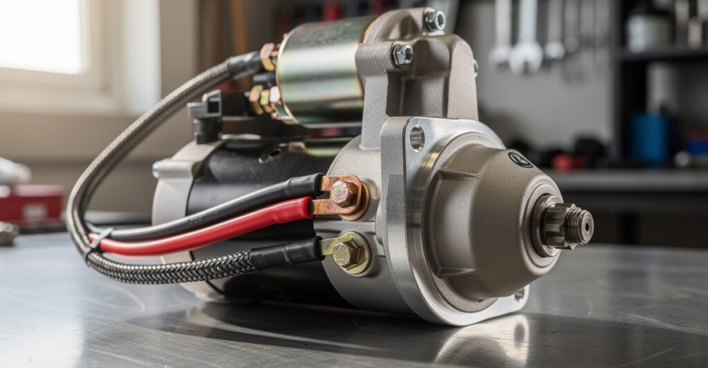 schéma branchement démarreur