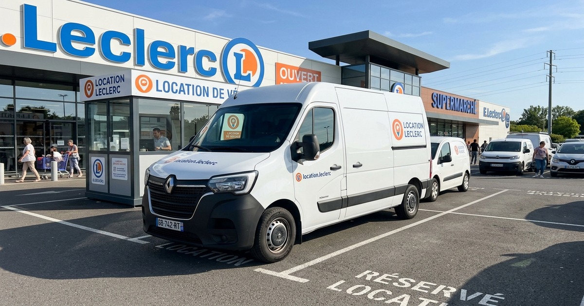 location utilitaire leclerc