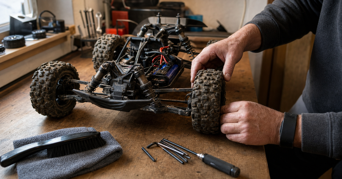Comment entretenir une voiture RC après chaque sortie ?