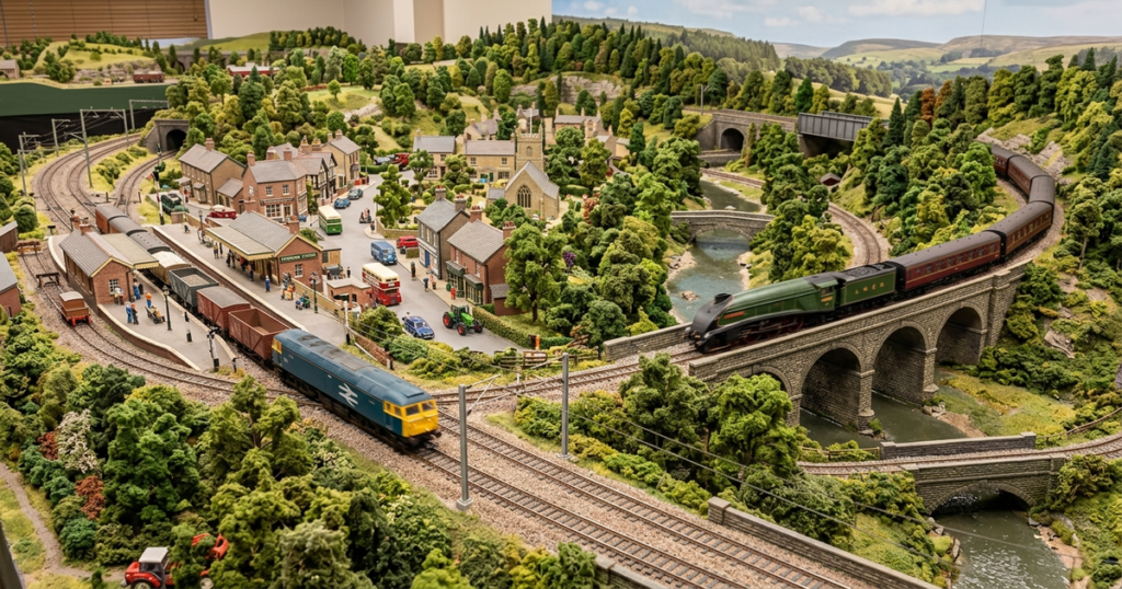 réseau train miniature