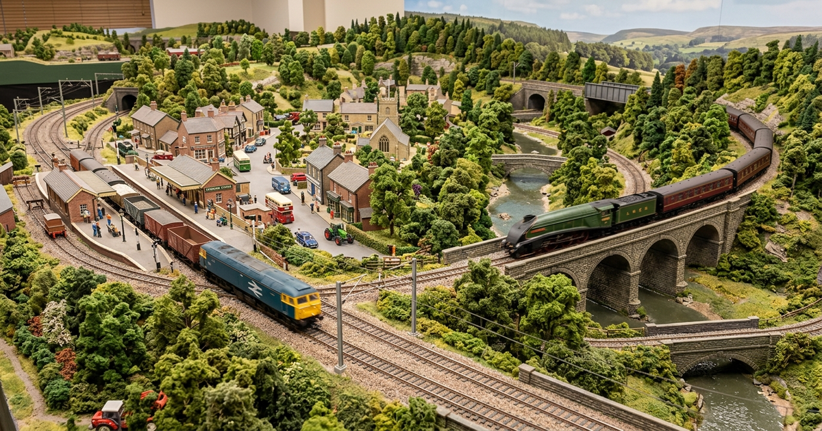 réseau train miniature