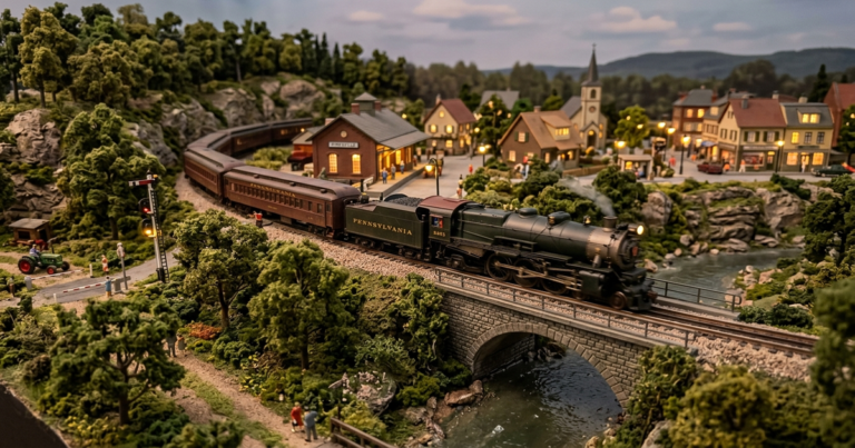 train miniature echelle