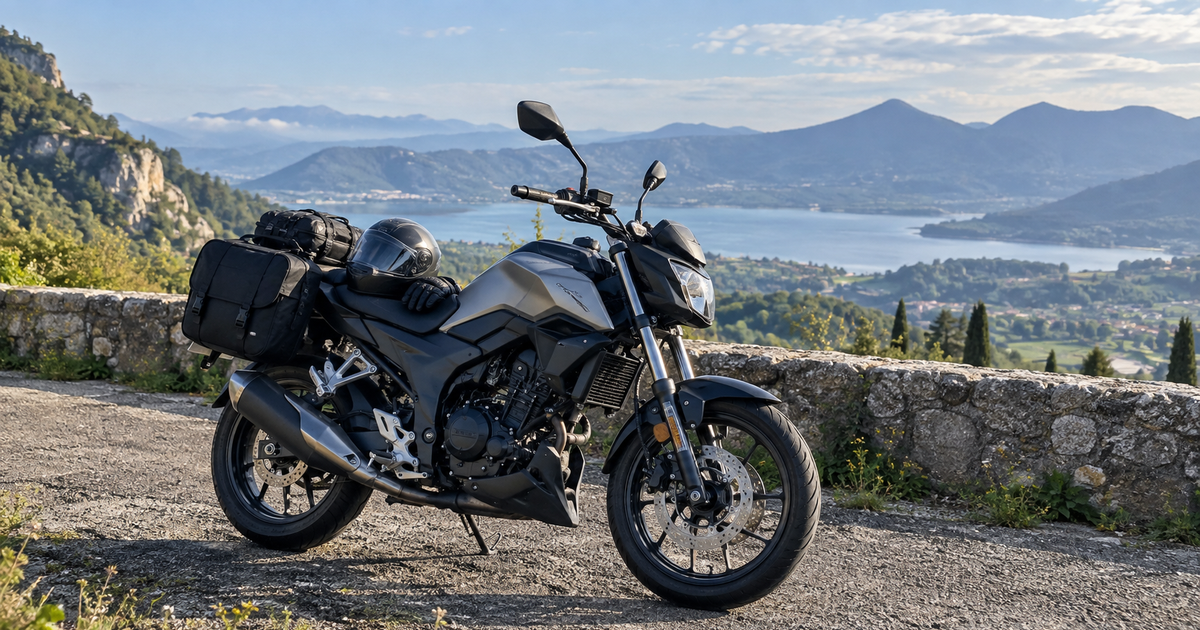 Road trip en 125 : voyager loin sans épuiser sa moto