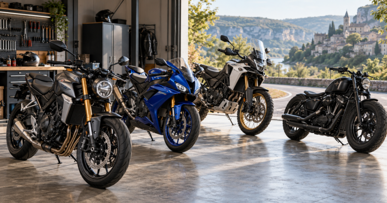 Liste moto A2 : 30 modèles classés par usage